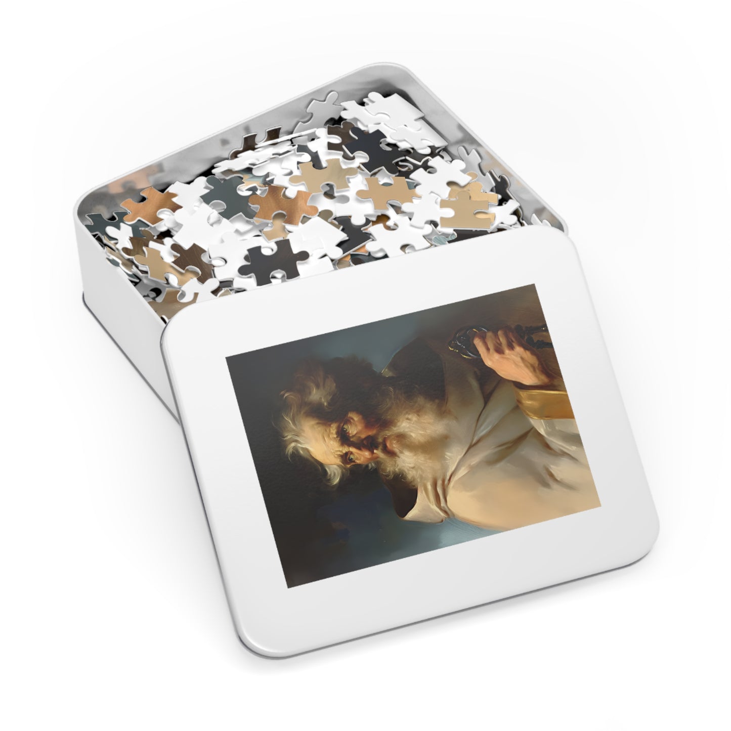 Saint Peter the Apostle - Puzzle and Keepsake Tin - Religious (30, 110, 252, 500,1000) - Religious Puzzle - Gifts for Catholics