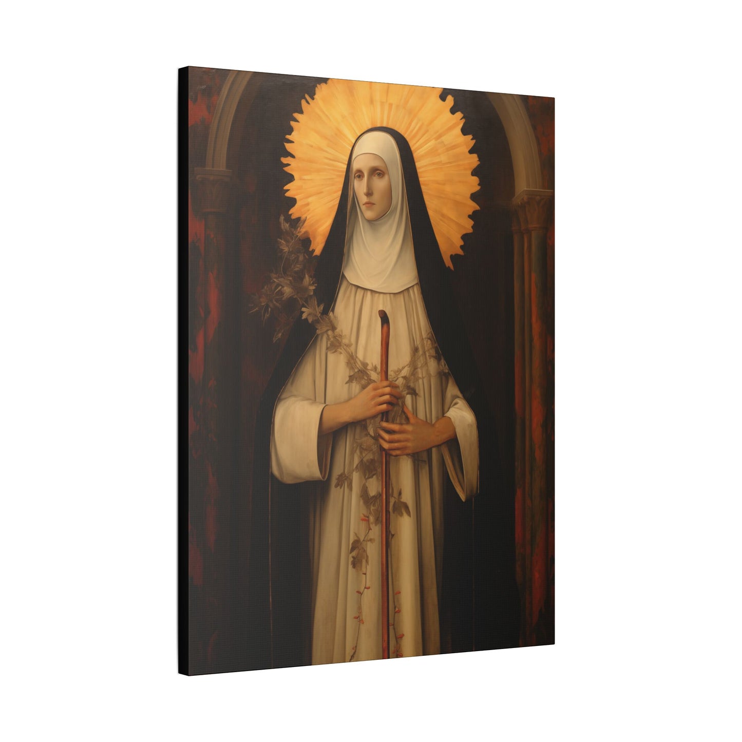 Saint Margaret of Castello - Museum Wrapped Canvas - Sanctified Souls Print - Religious Art for your Home - Blessed Margaret of Castello