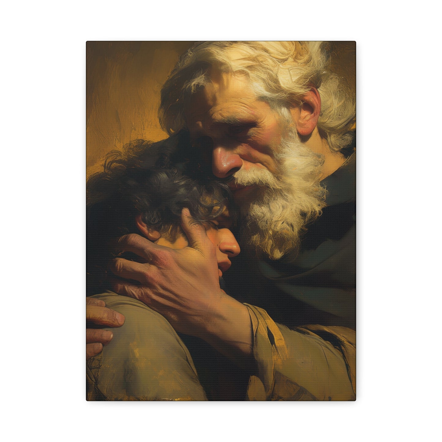 The Return of the Prodigal Son - Gallery Wrapped Canvas - Print - Religious Art for your Home - Catholic Art Print