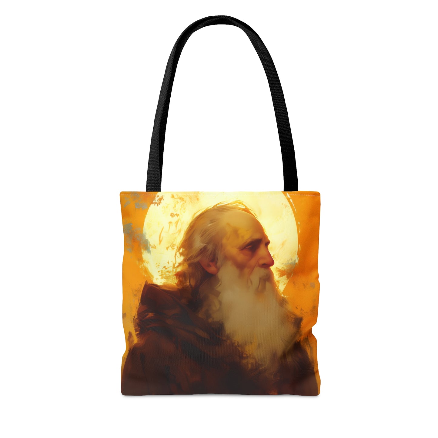 Saint Samson of Dol Tote Bag - Large Medium Small Faith Art Bag - Catholic Faith Purse - Religious Carry All - Re usable Bible Purse