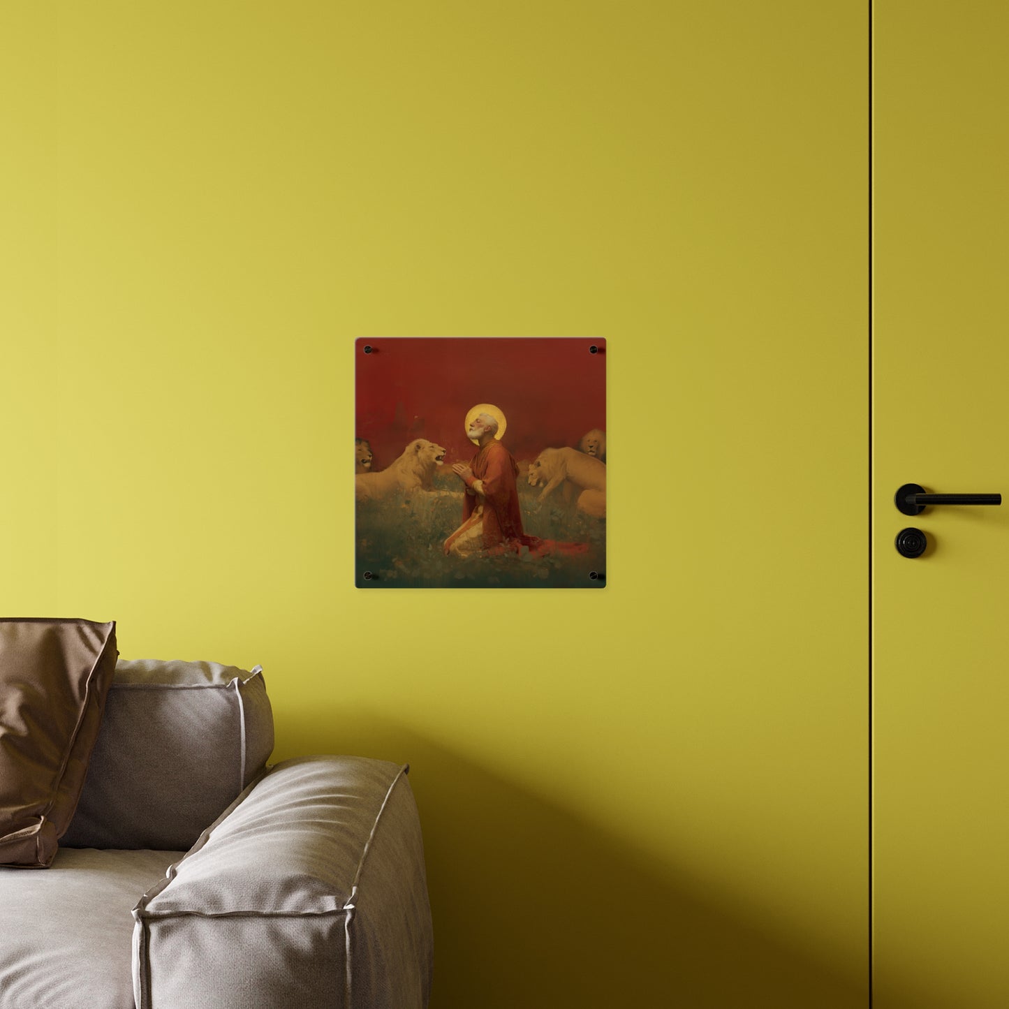 Saint Ignatius of Antioch Wall Art Panel - Ready to Hang Acrylic Print - Catholic Saint Art - Patron Saint Print - No Frame needed