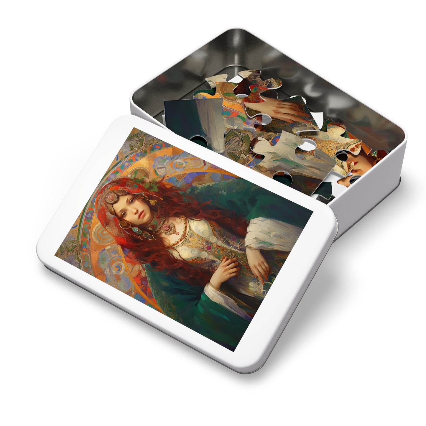 Saint Margaret of Antioch - Puzzle and Keepsake Tin - Religious Jigsaw Puzzle (30, 110, 252, 500,1000-Piece) - Religious Puzzle