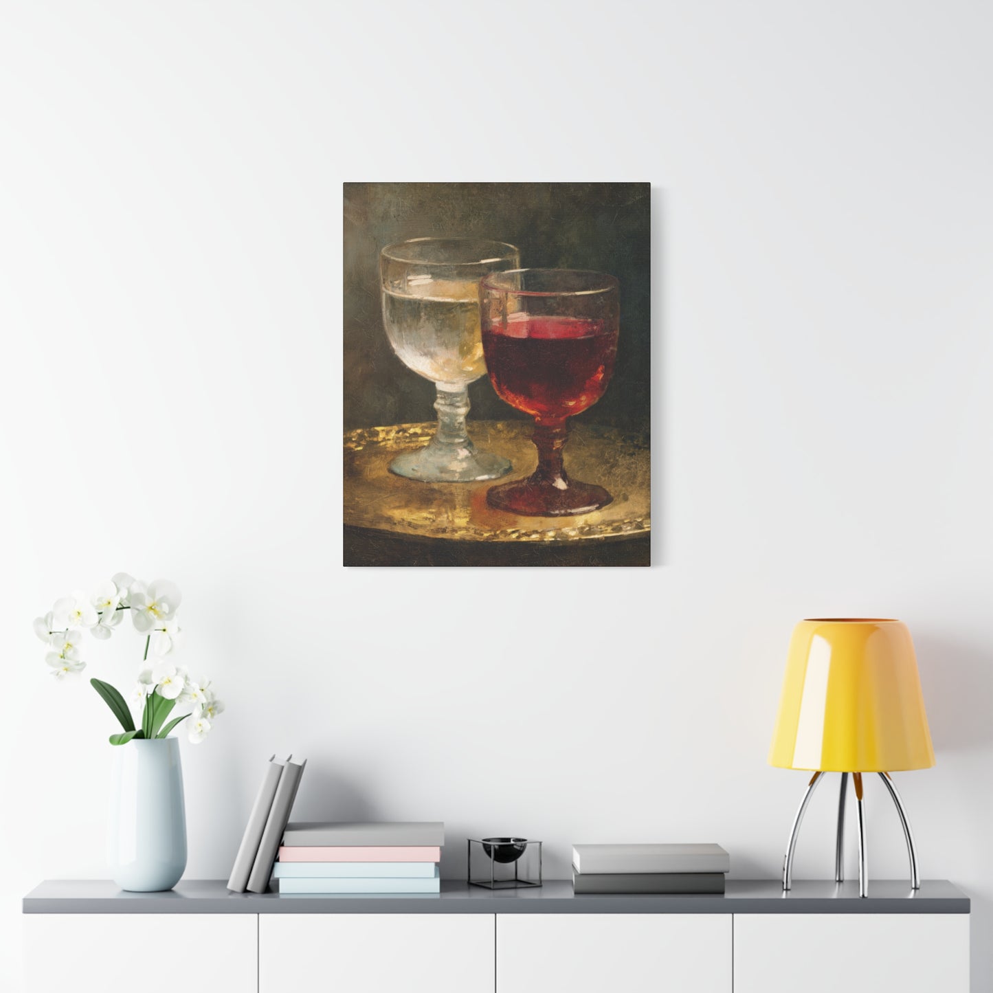 Cana and the Miracle of Abundance - Water into Wine - Gallery Wrapped Canvas - Print - Religious Art for your Home - Catholic Art Print