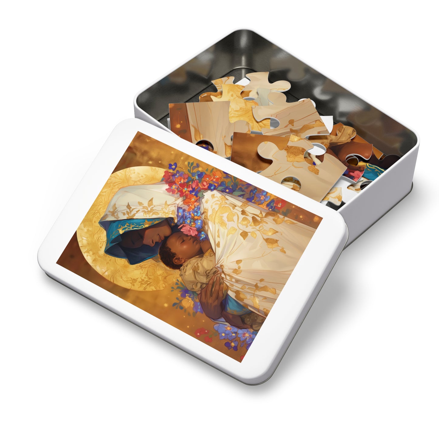 Divine Radiance- Our Lady of Kibeho's Blessing - Puzzle and Keepsake Tin - Religious (30, 110, 252, 500,1000) - Religious Puzzle - Religious