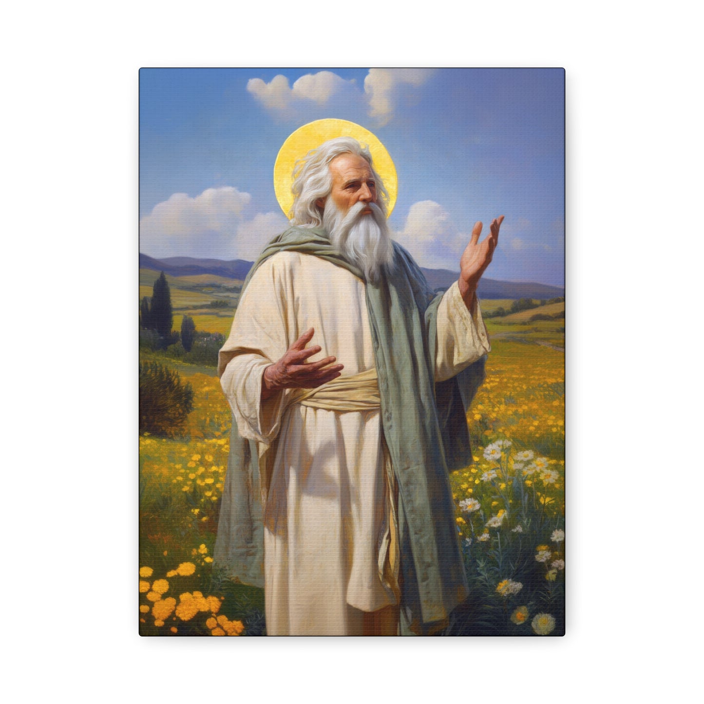 Saint Hilary of Arles - Gallery Wrapped Canvas - Print - Religious Art for your Home - Catholic Art Print