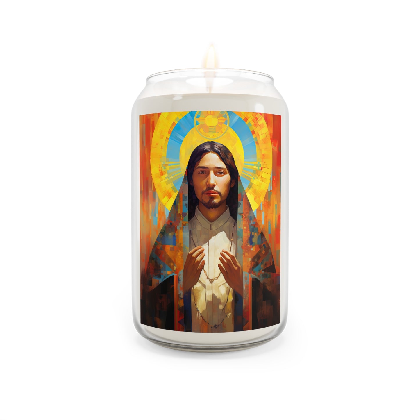 Saint Juan Diego - Scented Prayer Candle, 13.75oz - Tall Size - Religious Prayer Candle - Catholic Art