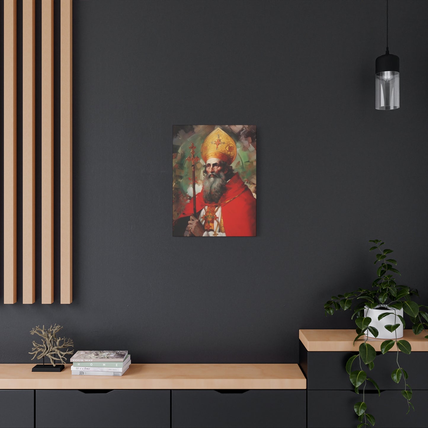 Saint Eusebius of Vercelli Canvas Print - Multiple Sizes - Catholic Home art - Museum Wrapped Canvas - Sanctified Souls Print