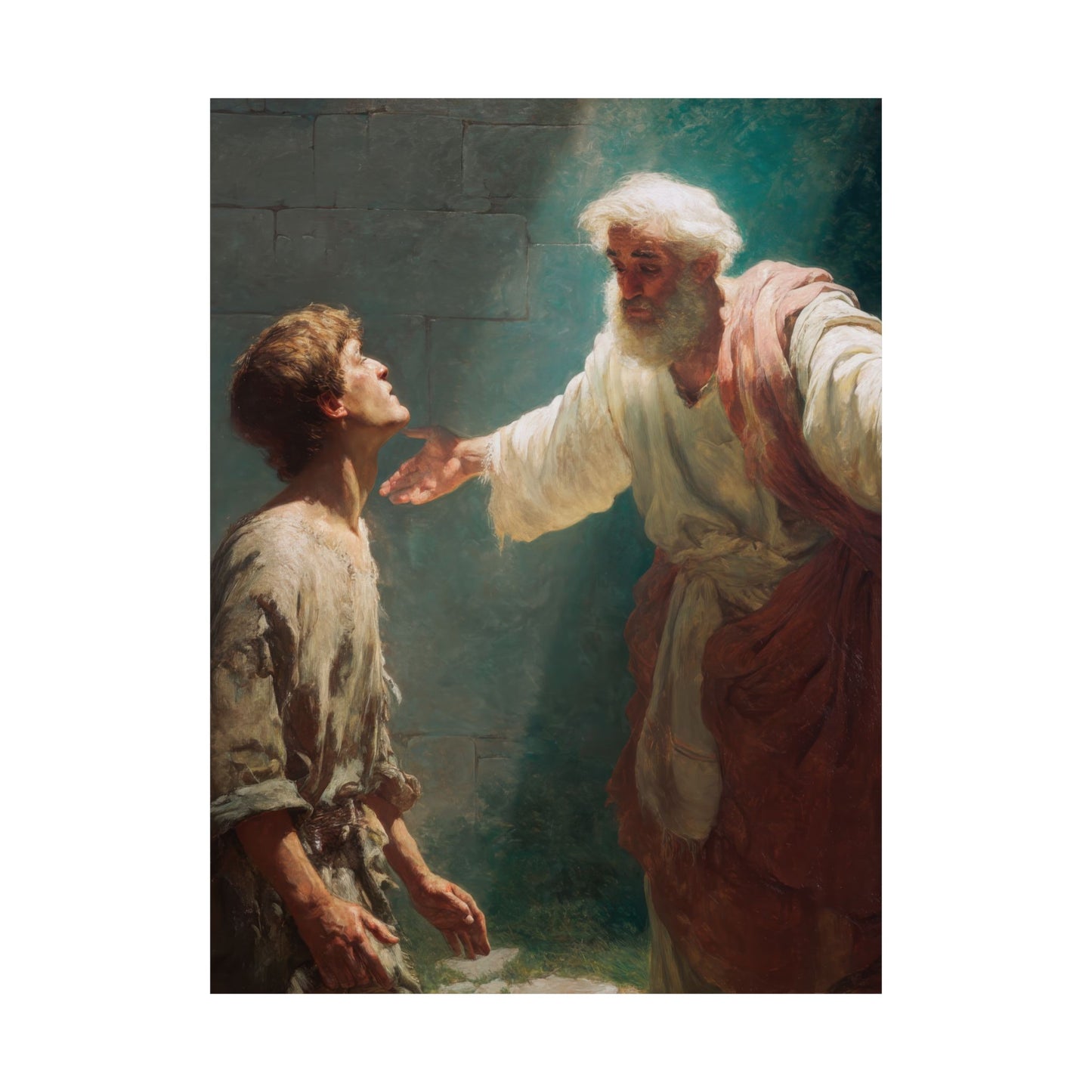 Homecoming of the Prodigal Son - Sanctified Souls Print - Multiple Sizes - Premium Matte Vertical Posters
