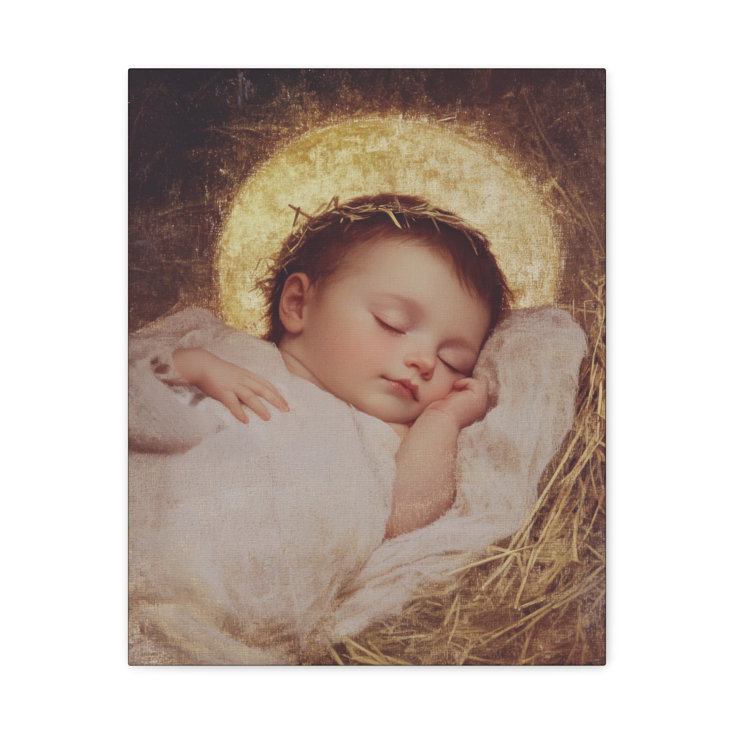 The Christ Child Born Into the Quiet of the World - Gallery Wrapped Canvas - Print - Religious Art for your Home - Catholic Art Print