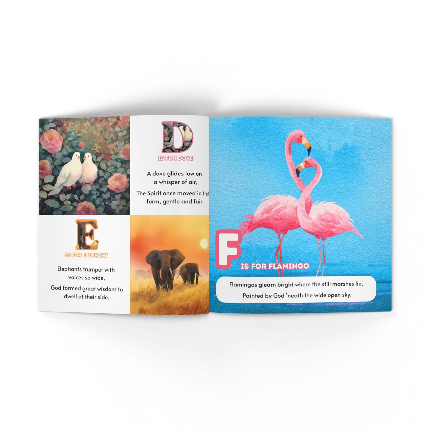 D is for Dove (Softcover) Noah's Ark ABC Book | Christian Animal Alphabet for Kids | Bible Animals Children's Book | Christian Kids Book