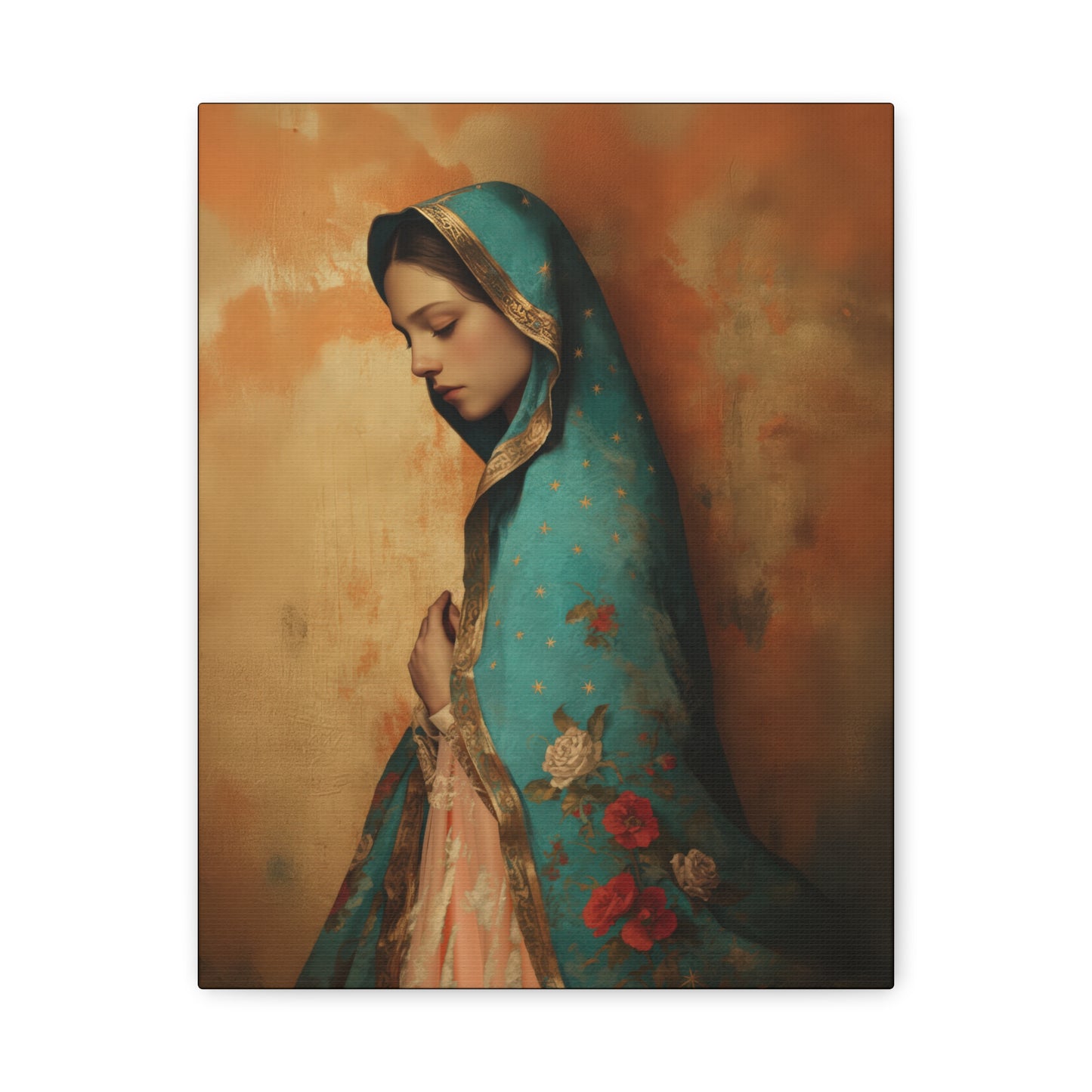 Our Lady of Guadalupe - Gallery Wrapped Canvas - Print - Religious Art for your Home - Catholic Art