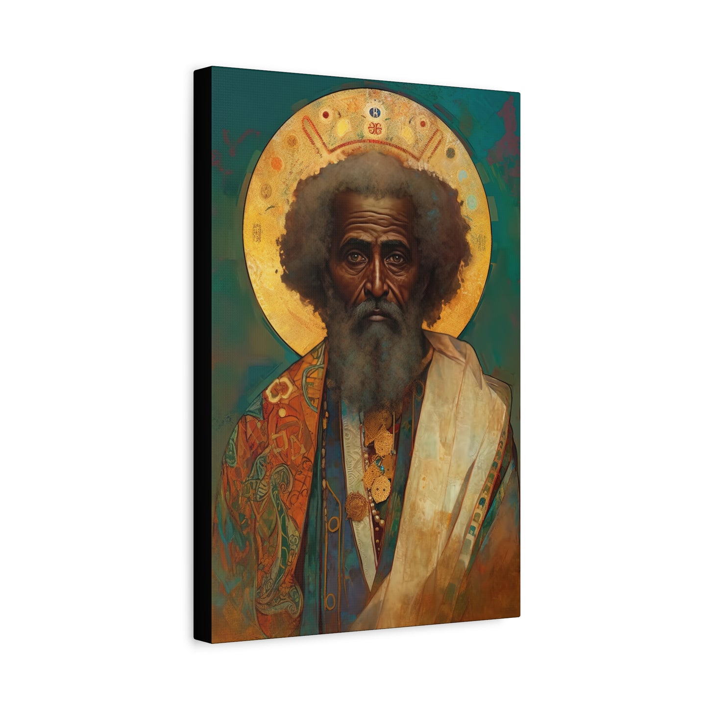 Saint Moses - Museum Wrapped Canvas - Sanctified Souls Print - Religious Art for your Home