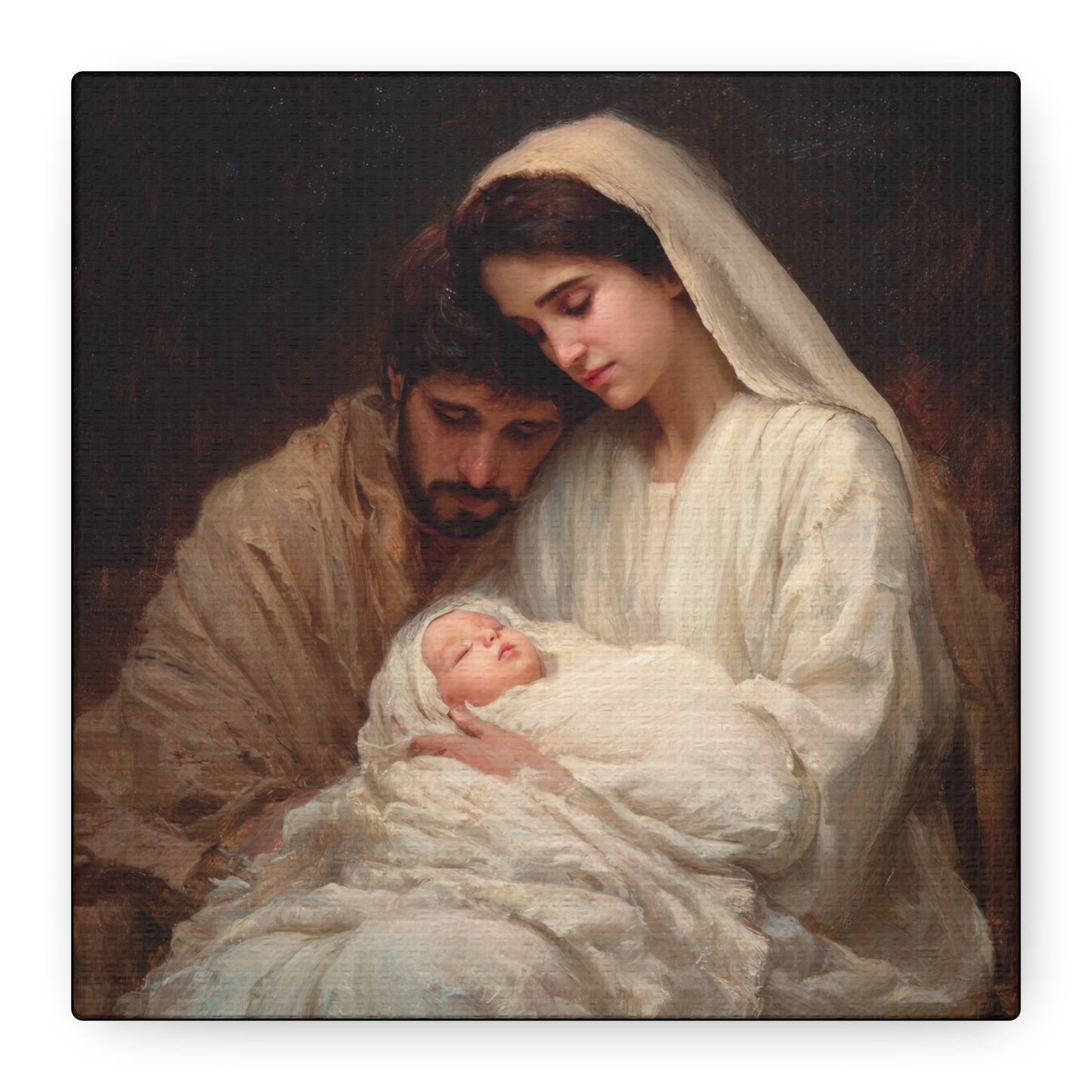 The Quiet Kingdom of the Holy Family - Gallery Wrapped Canvas - Print - Religious Art for your Home - Catholic