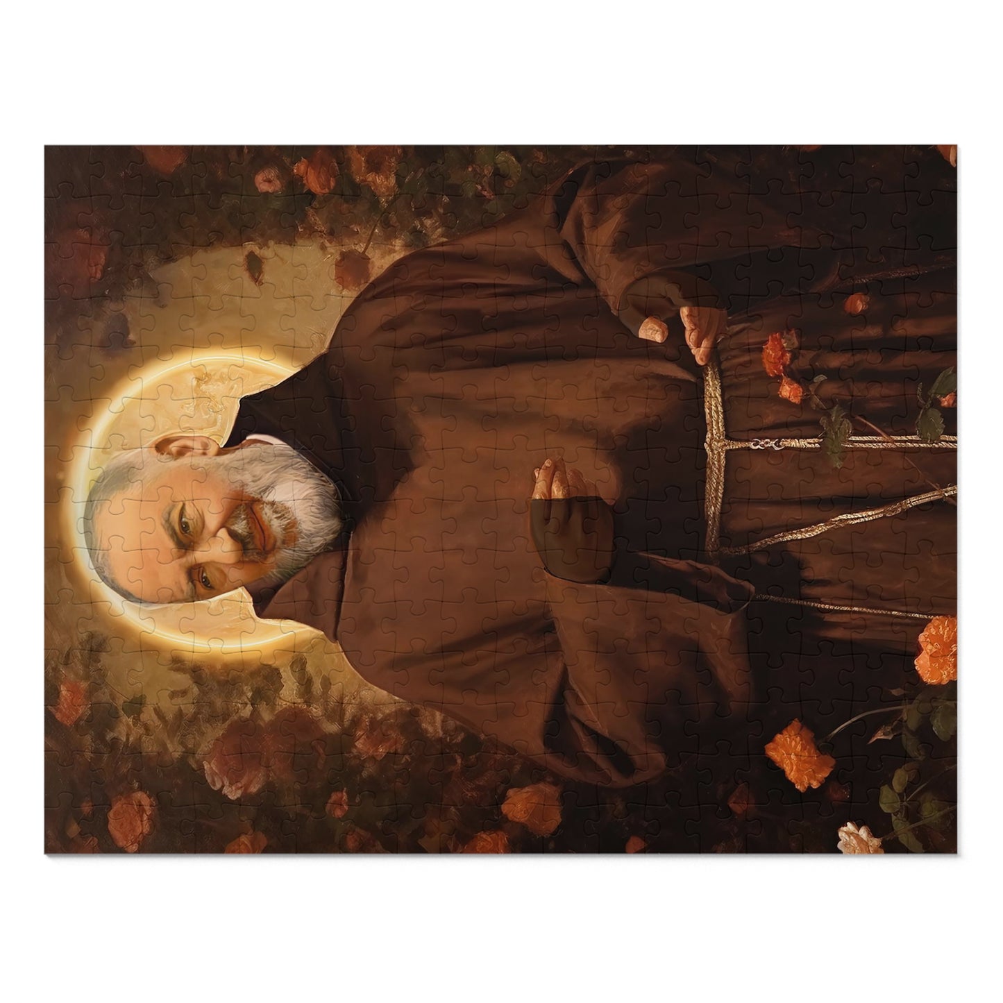 Saint Padre Pio - Puzzle and Keepsake Tin - Religious Jigsaw Puzzle (30, 110, 252, 500,1000-Piece) - Religious Puzzle
