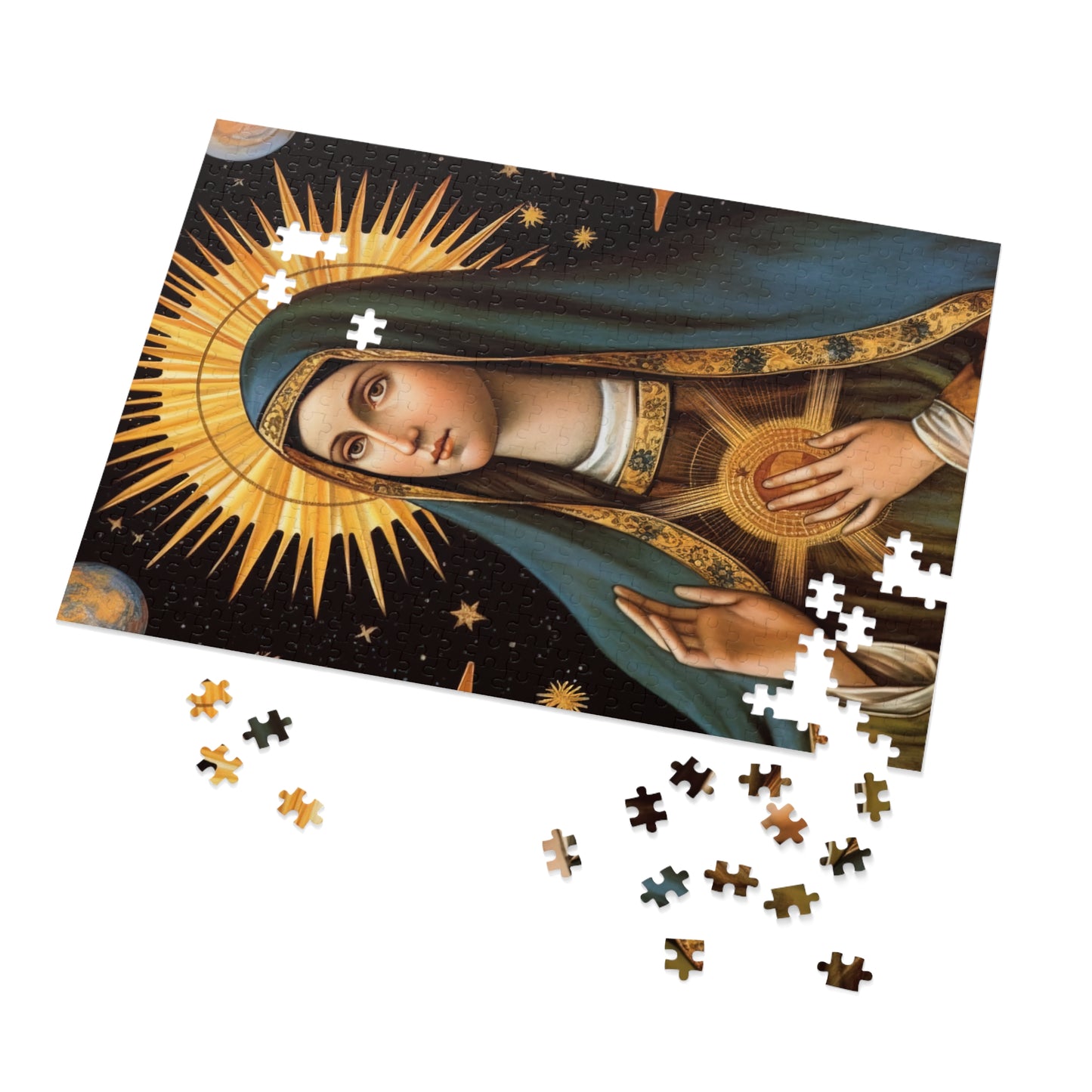 Saint Clare of Assisi - Puzzle and Keepsake Tin - Religious Jigsaw Puzzle (30, 110, 252, 500,1000-Piece) - Religious Puzzle