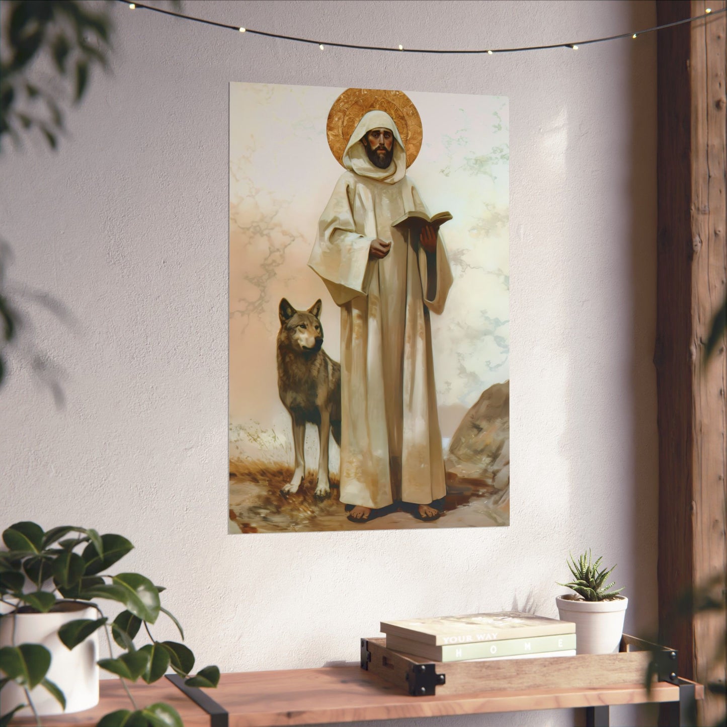 Saint William of Vercelli Poster Print - Sanctified Souls Print - Multiple Sizes - Premium Posters - Catholic Art for your home