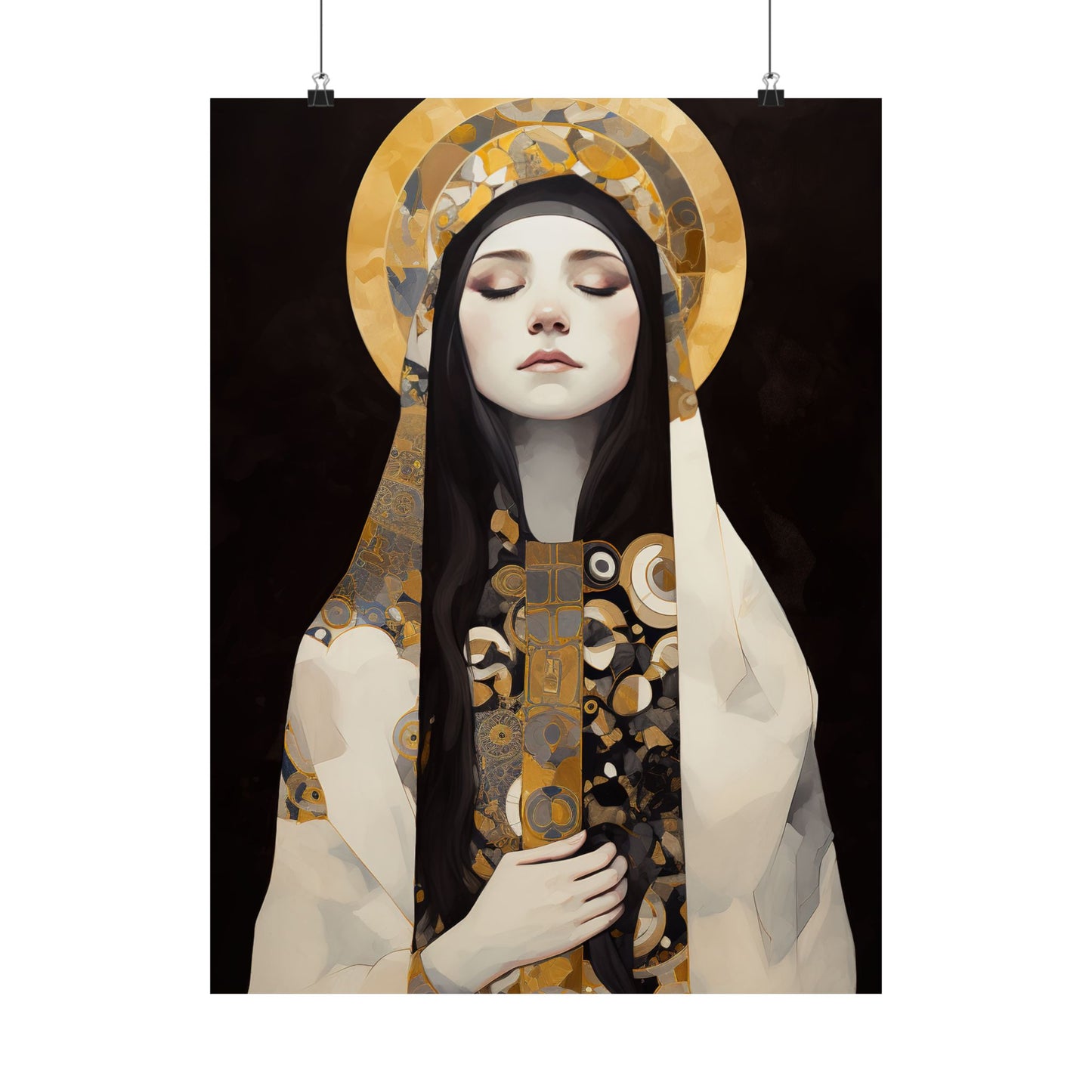 Saint Marie Magdalen Postel Print - Sanctified Souls Print - Multiple Sizes - Premium Matte Vertical Posters