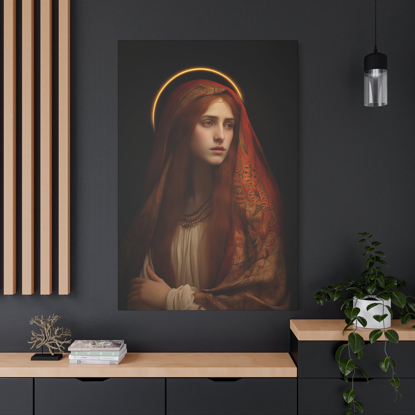 The Beloved Disciple - Mary Magdalene's Devotion - Museum Wrapped Canvas - Sanctified Souls Print - Religious Art for your Home