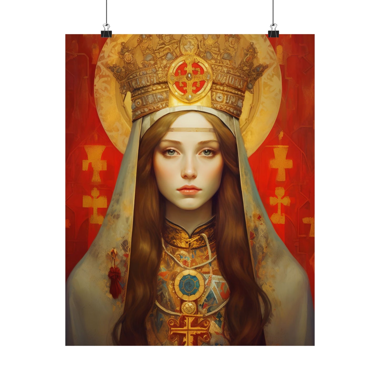 Saint Alexandra Print - Sanctified Souls Print - Multiple Sizes - Premium Matte Vertical Posters