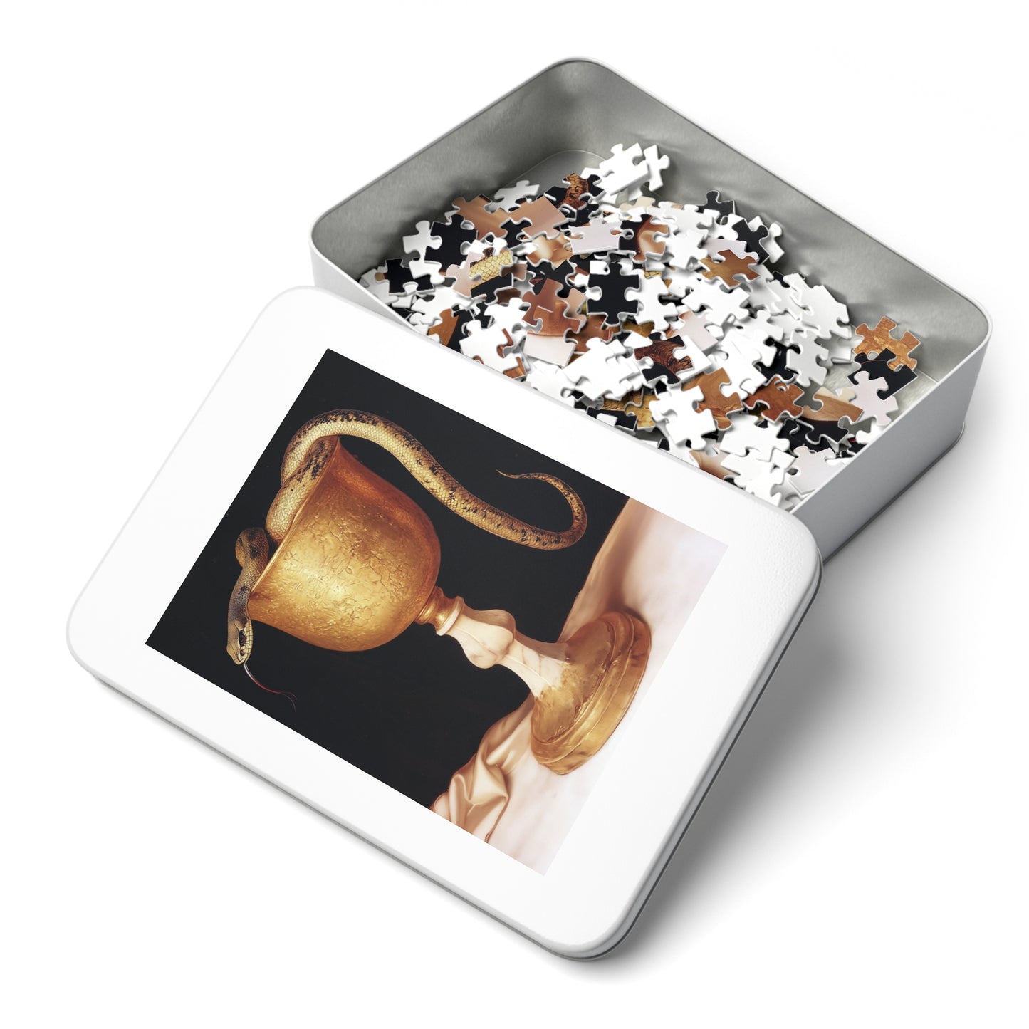 Saint John's Chalice - Puzzle & Keepsake Tin - Religious Jigsaw Puzzle (30, 110, 252, 500,1000-Piece)