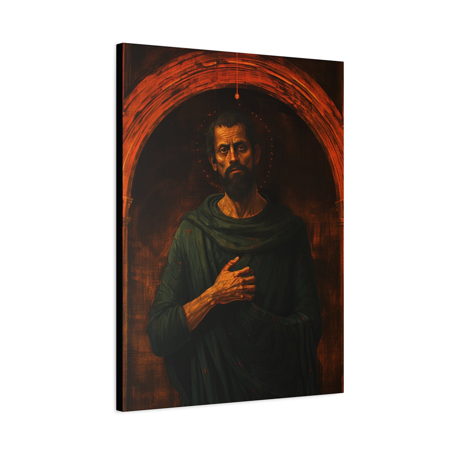 Saint Bartholomew Canvas Print - Multiple Sizes - Catholic Home art - Museum Wrapped Canvas - Sanctified Souls Print