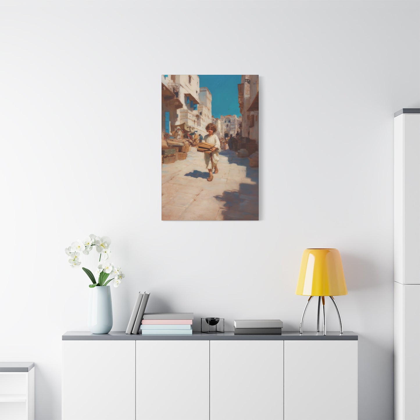 Nazareth and the Hidden Light of Christ - Gallery Wrapped Canvas - Print - Religious Art for your Home - Catholic Art