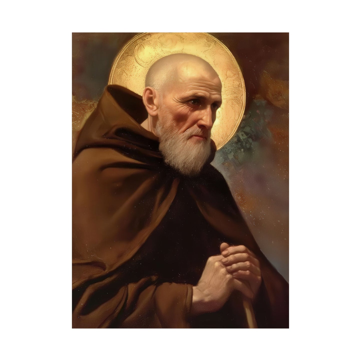 Saint Ignatius of Laconi - Sanctified Souls Print - Multiple Sizes - Premium Matte Vertical Posters