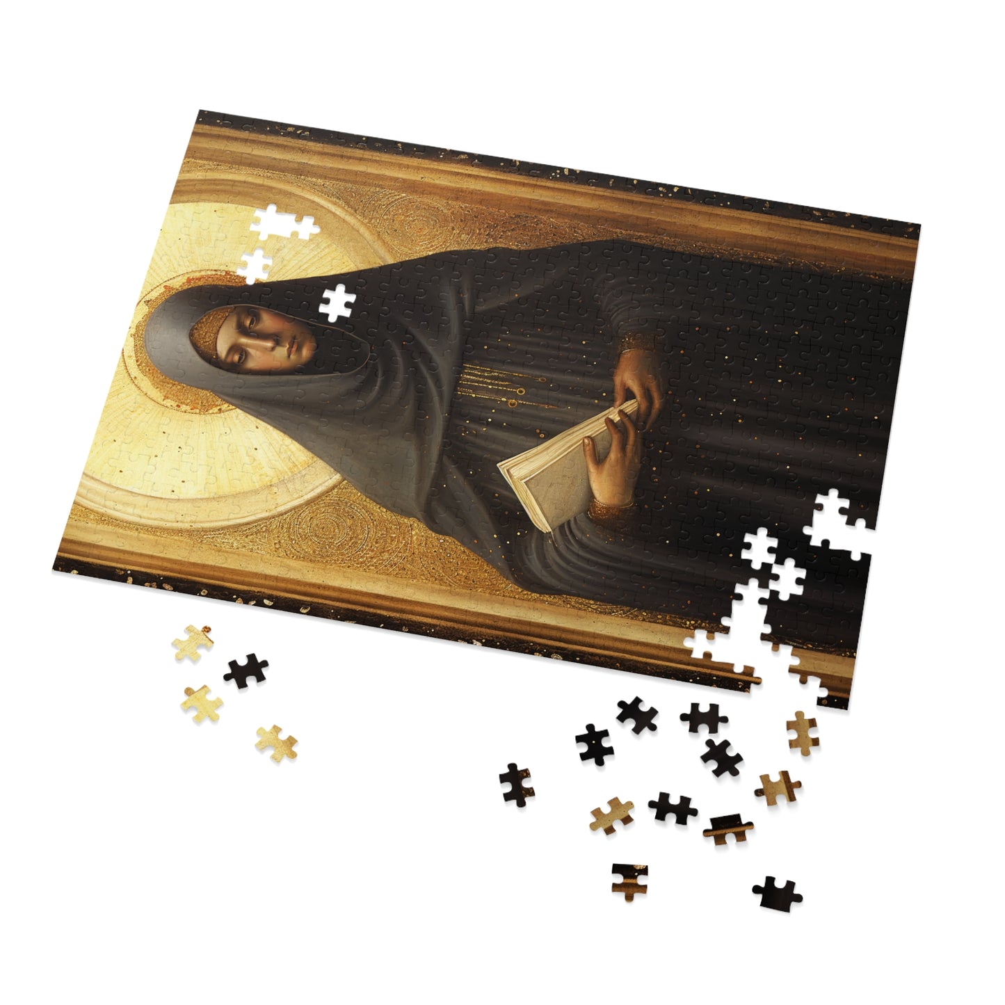 Saint Monica of Hippo - Puzzle and Keepsake Tin - Religious Jigsaw Puzzle (30, 110, 252, 500,1000-Piece) - Religious Puzzle