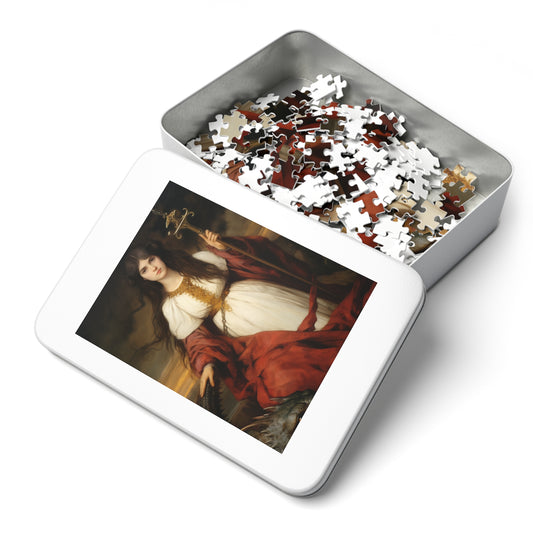 Saint Martha of Bethany - Puzzle and Keepsake Tin - Religious Jigsaw Puzzle (30, 110, 252, 500,1000-Piece) - Religious Puzzle