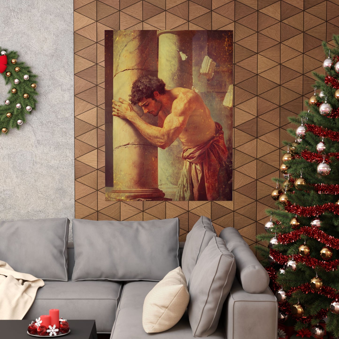 Samson - Sanctified Souls Print - Multiple Sizes - Premium Matte Vertical Posters - Catholic Christian Home Decor Art