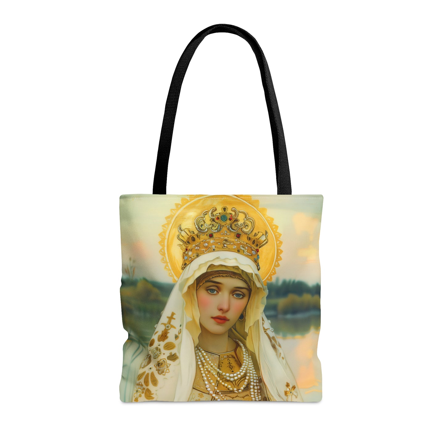 Saint Olga of Kyiv Tote Bag - Large Medium Small Faith Art Bag - Catholic Faith Purse - Religious Carry All