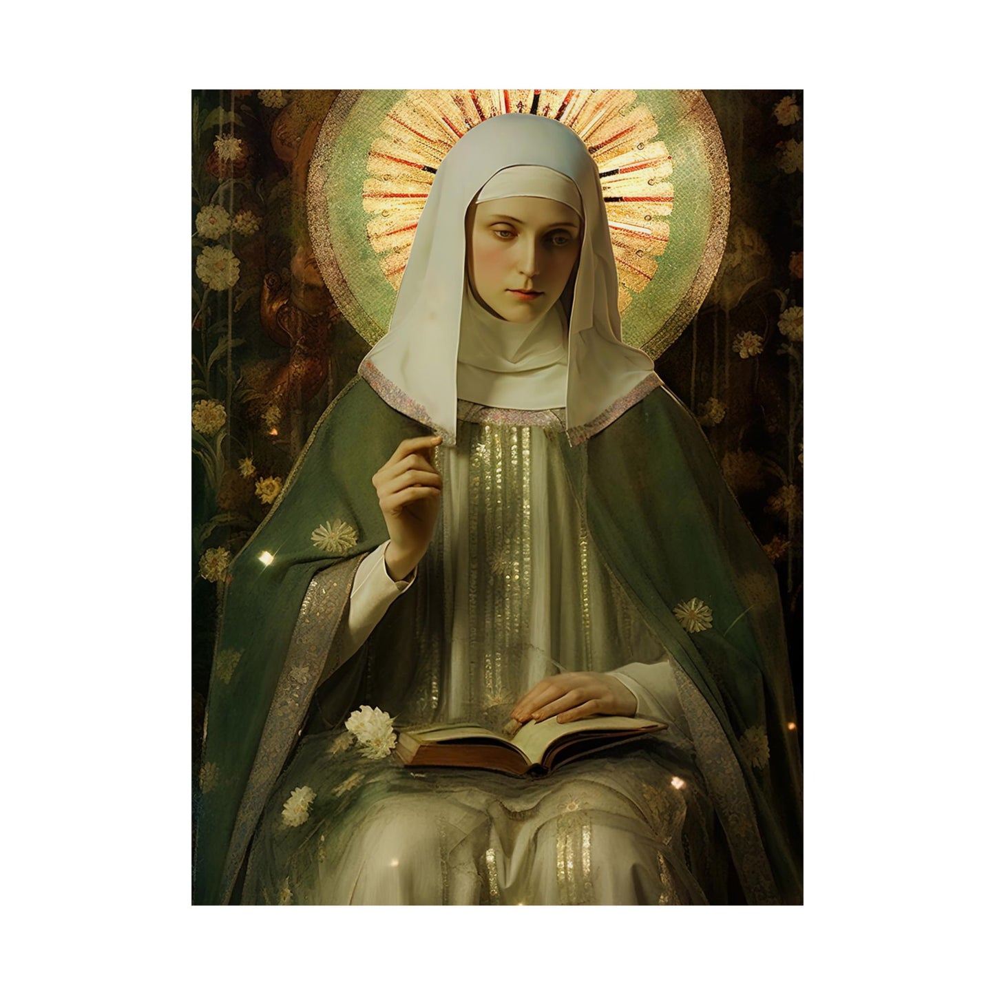 Saint Ingrid of Sweden - Sanctified Souls Print - Multiple Sizes - Premium Matte Vertical Posters
