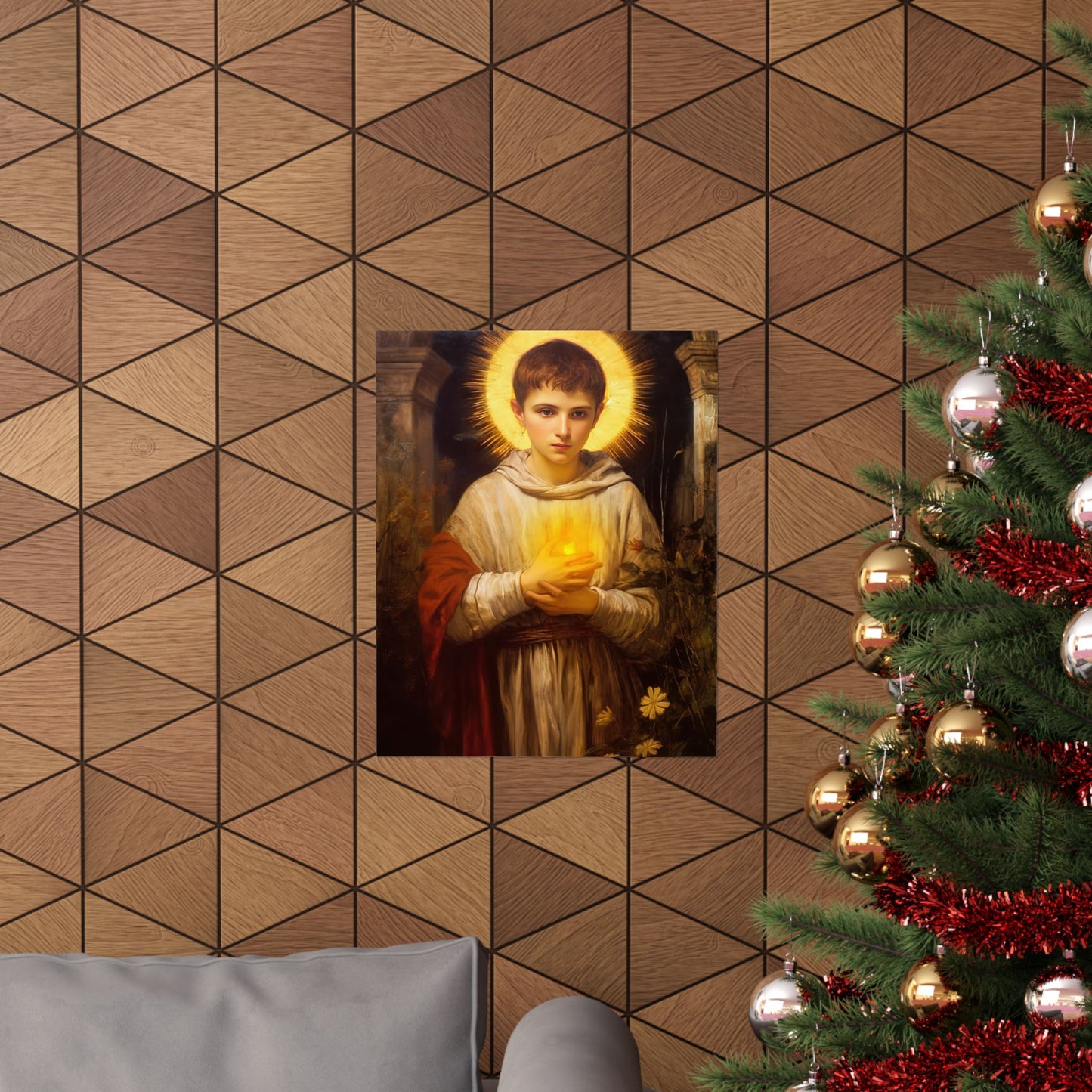 Saint Tarsicius Print - Sanctified Souls Print - Multiple Sizes - Premium Matte Vertical Posters