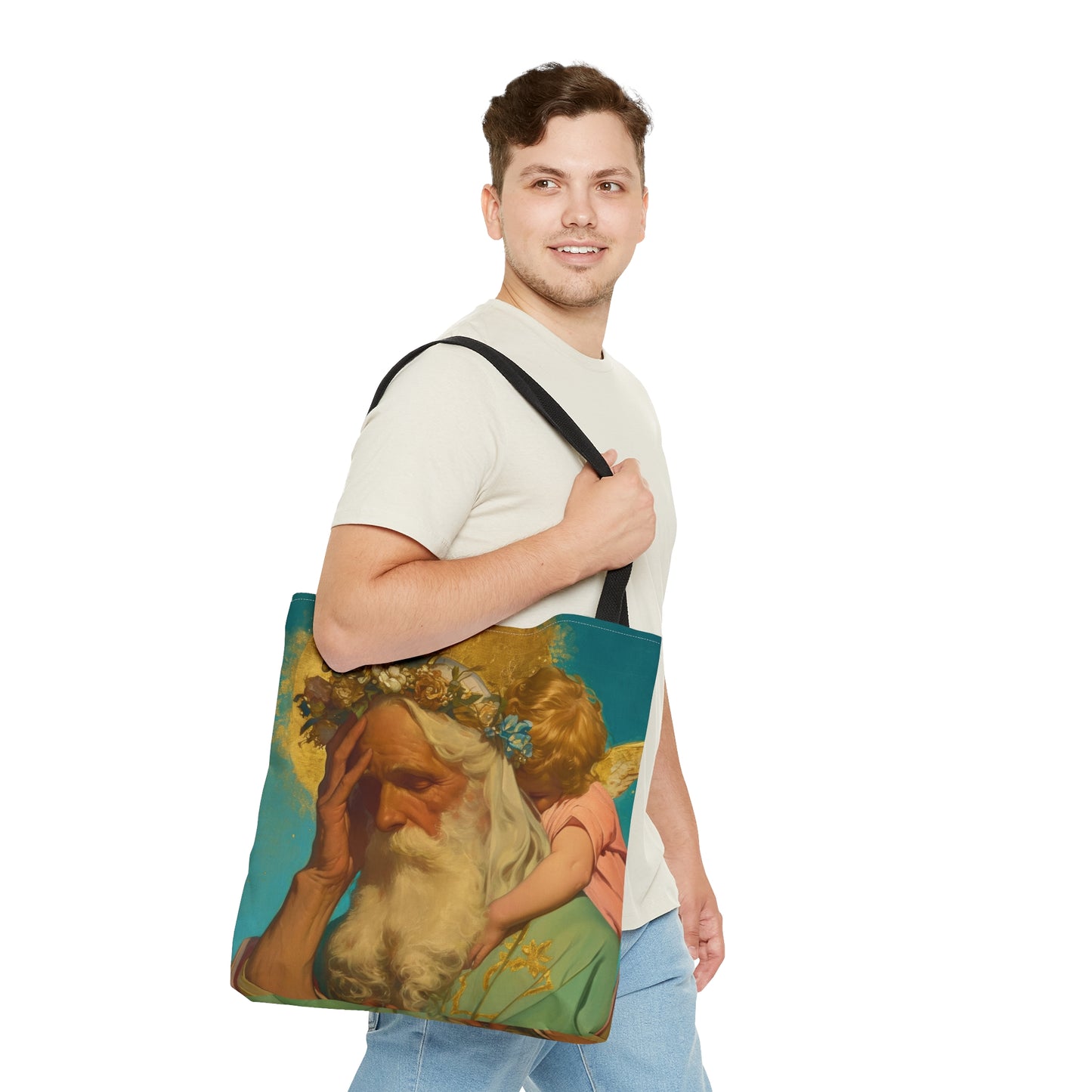 Saint Alexis Falconieri Tote Bag - Large Medium Small Faith Art Bag - Catholic Faith Purse - Religious - Prayer Bag - Devotional