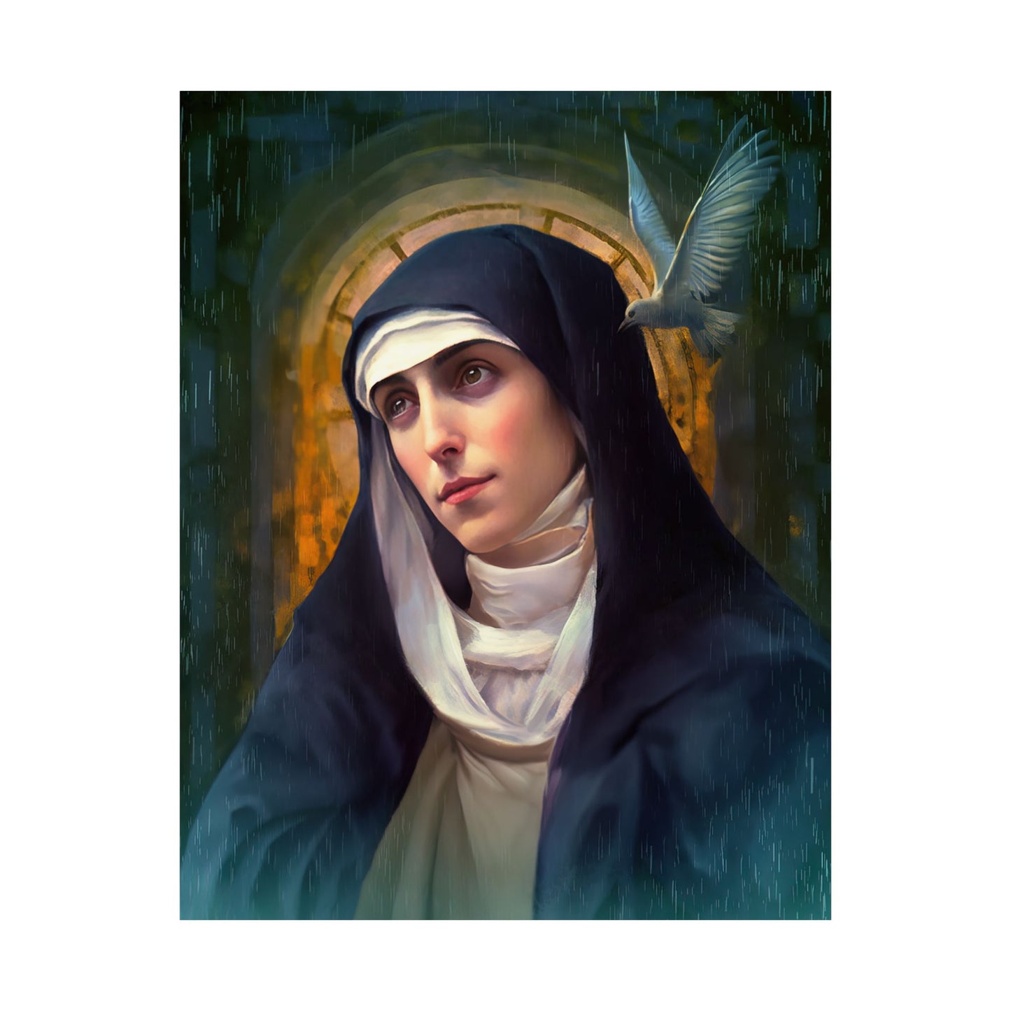 Saint Teresa of Ávila Print - Sanctified Souls Print - Multiple Sizes - Premium Matte Vertical Posters