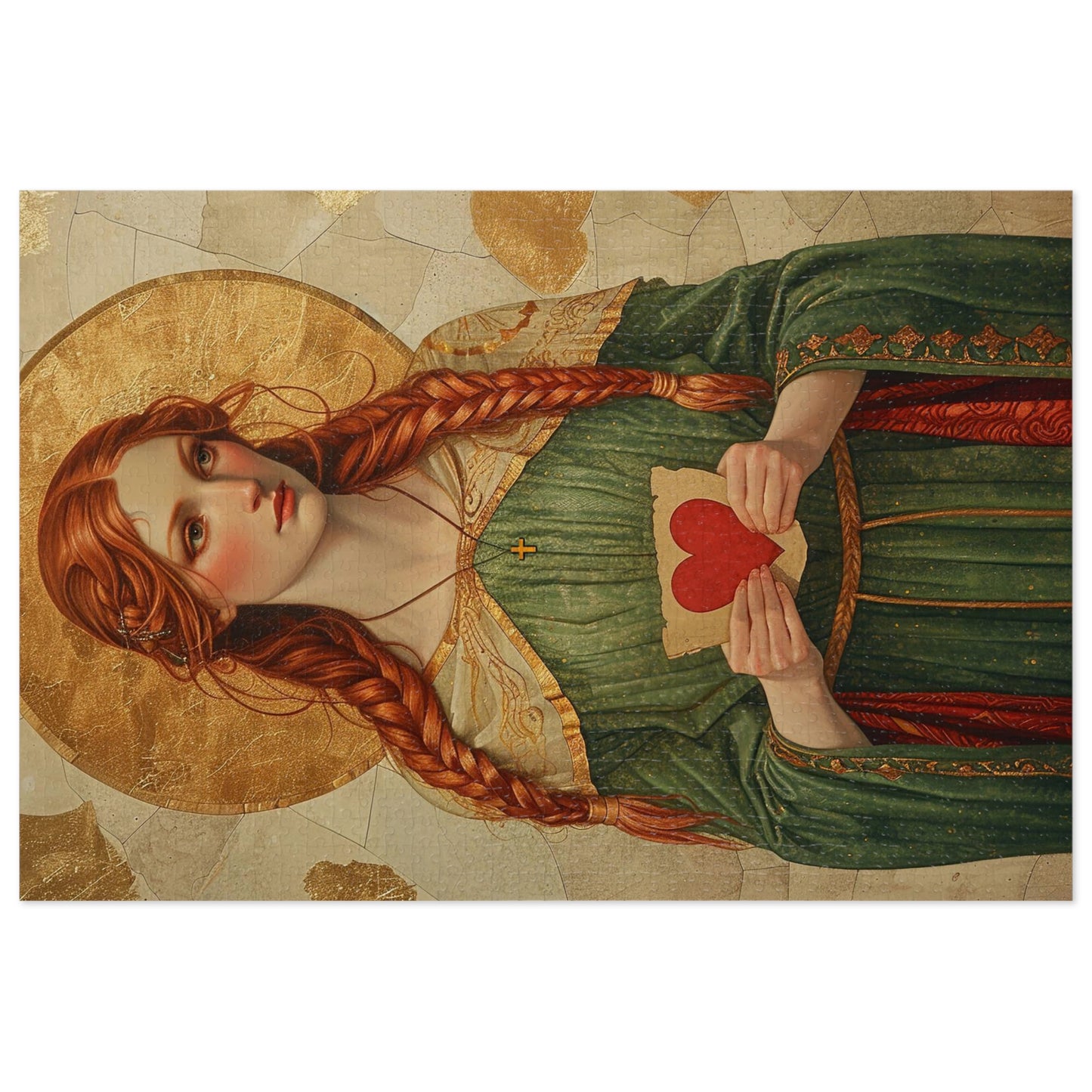 Saint Dwynwen - Puzzle and Keepsake Tin - Religious Jigsaw Puzzle (30, 110, 252, 500,1000-Piece) - Religious Puzzle