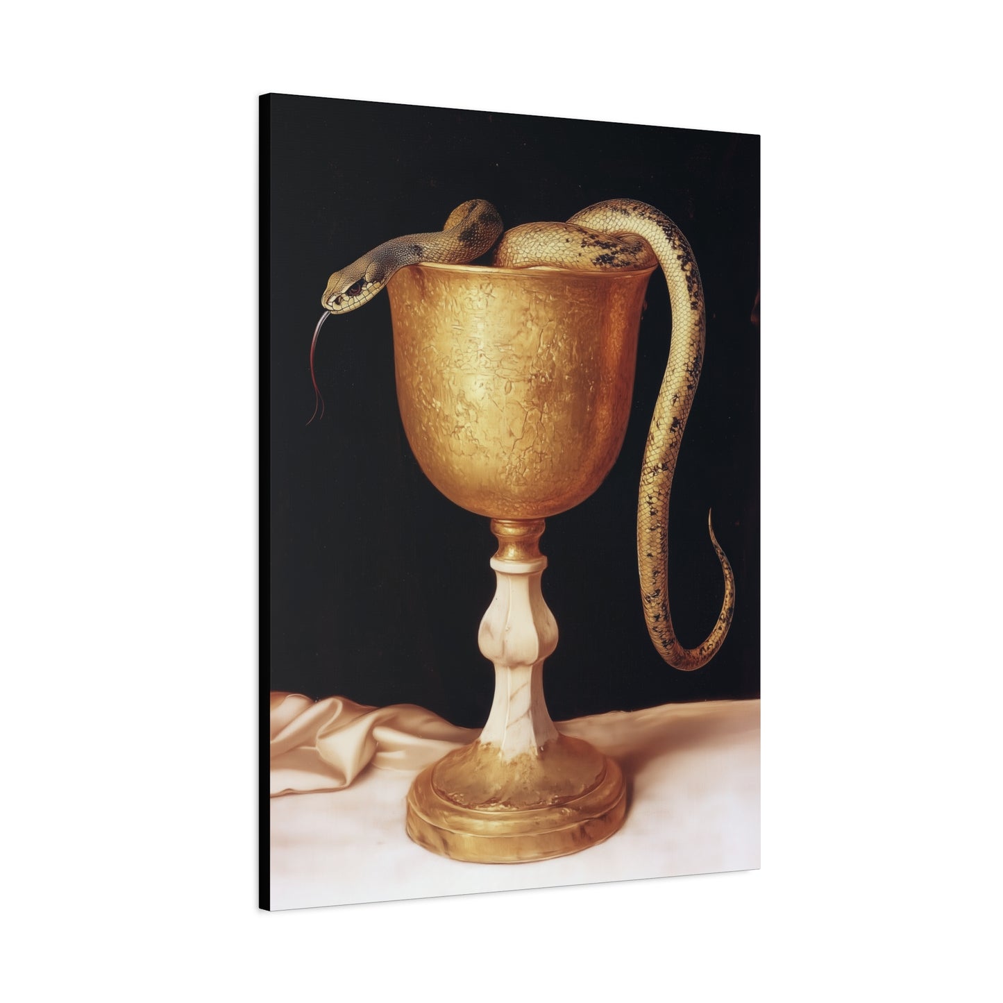 Saint John's Chalice - Gallery Wrapped Canvas - Print - Religious Art for your Home - Catholic