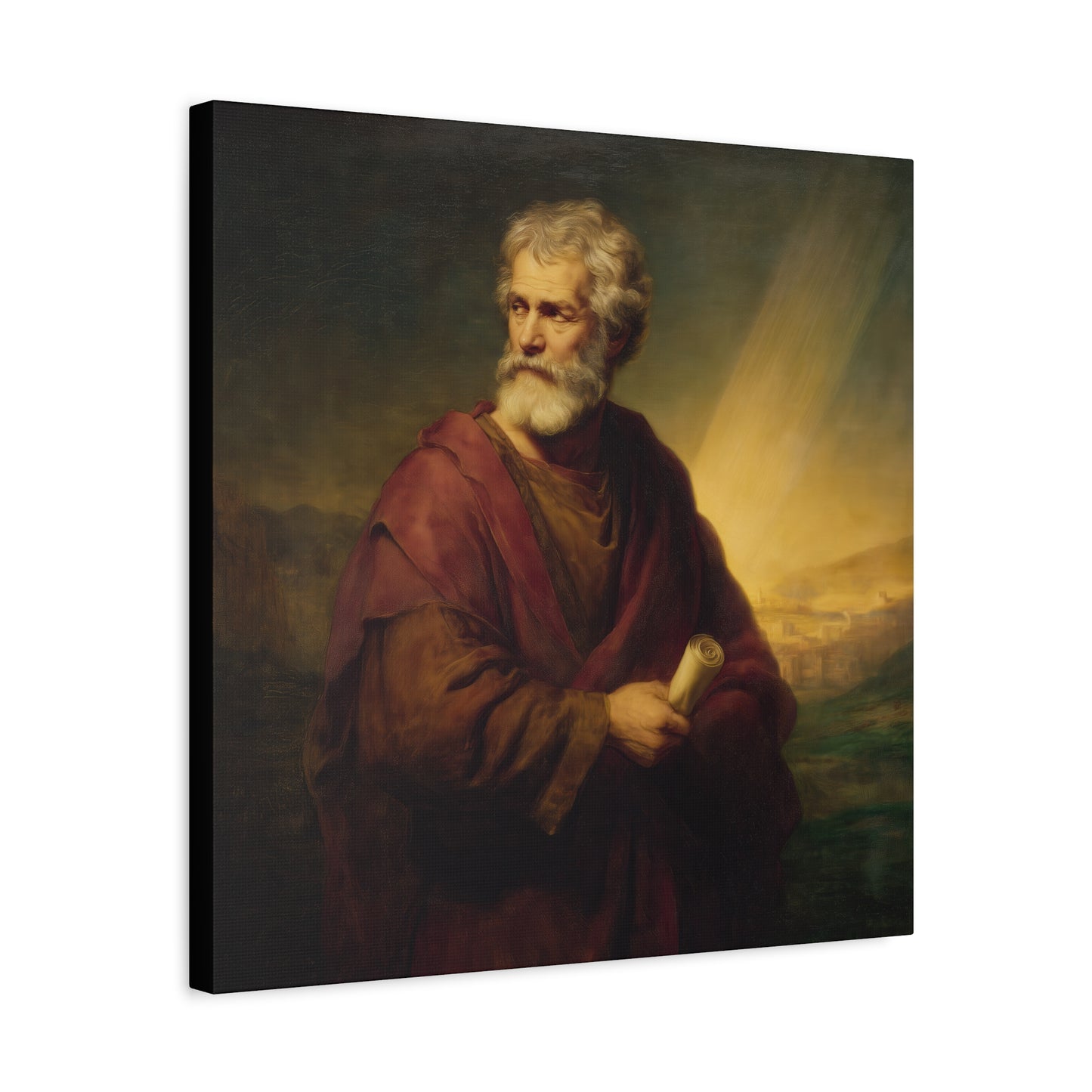 Saint Phillip the Apostle -  Museum Wrapped Canvas - Sanctified Souls Print - Religious Art for your Home