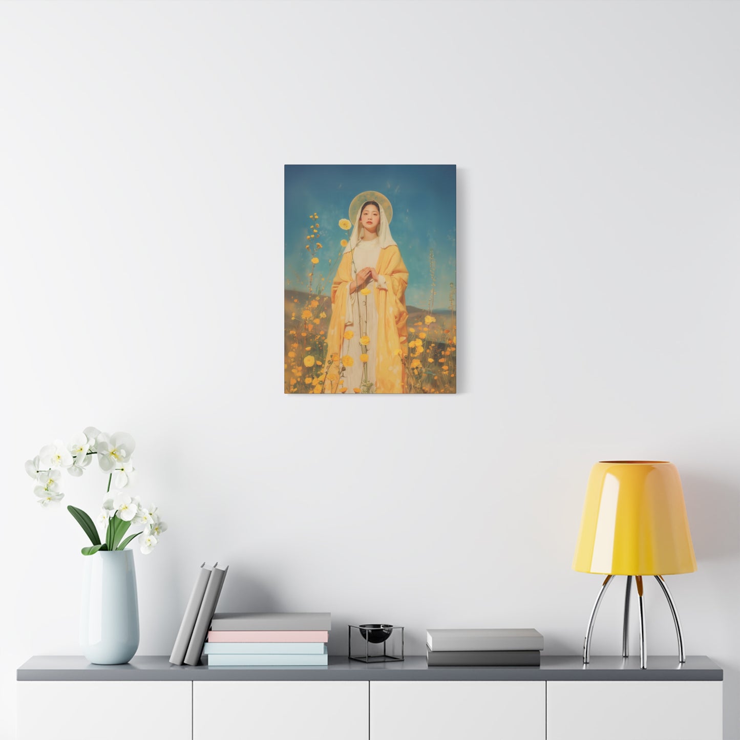 Saint Agatha Lin - Gallery Wrapped Canvas - Print - Religious Art for your Home - Catholic Art
