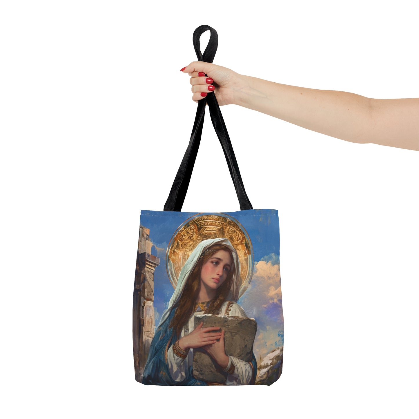 Saint Euphrasia of Constantinople Tote Bag - Large Medium Small Faith Art Bag - Catholic Faith Art purse - Double Sided