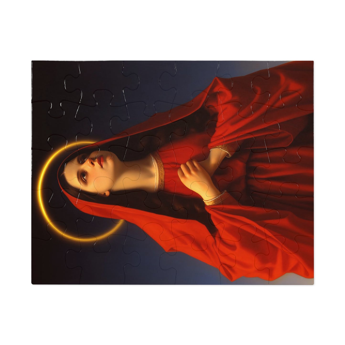 Mary the Blessed Virgin - Puzzle and Keepsake Tin - Religious Jigsaw Puzzle (30, 110, 252, 500,1000-Piece) - Religious Puzzle