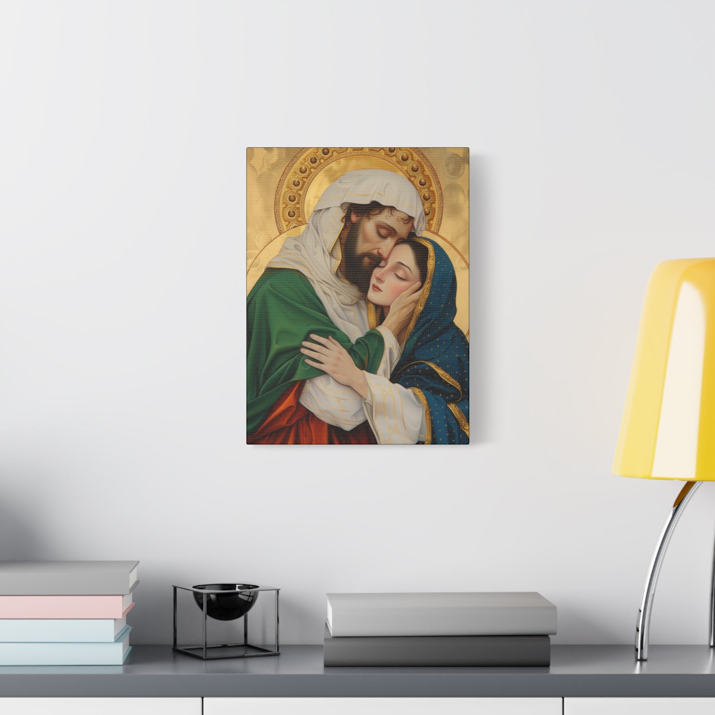 Saints Aquila and Priscilla - Museum Wrapped Canvas - Sanctified Souls Print - Religious Art for your Home - Religious Wall Art - Print