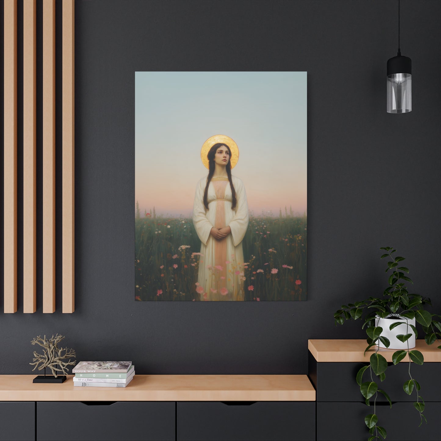 Saint Sabina-  Museum Wrapped Canvas - Sanctified Souls Print - Religious Art for your Home - Catholic Patron Saint Art