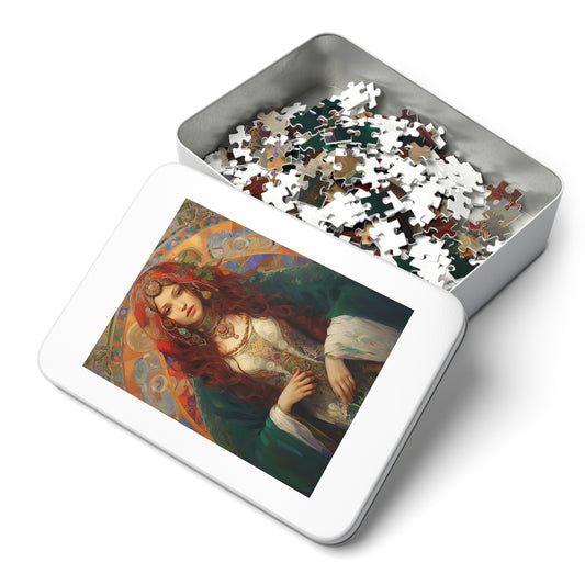 Saint Margaret of Antioch - Puzzle and Keepsake Tin - Religious Jigsaw Puzzle (30, 110, 252, 500,1000-Piece) - Religious Puzzle