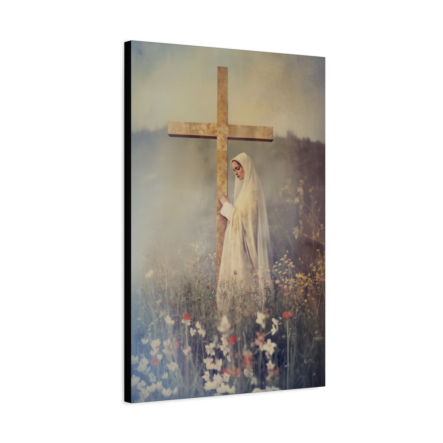 The Feast of the Exaltation of the Holy Cross - Multiple Sizes - Catholic Home art - Museum Wrapped Canvas - Sanctified Souls Print