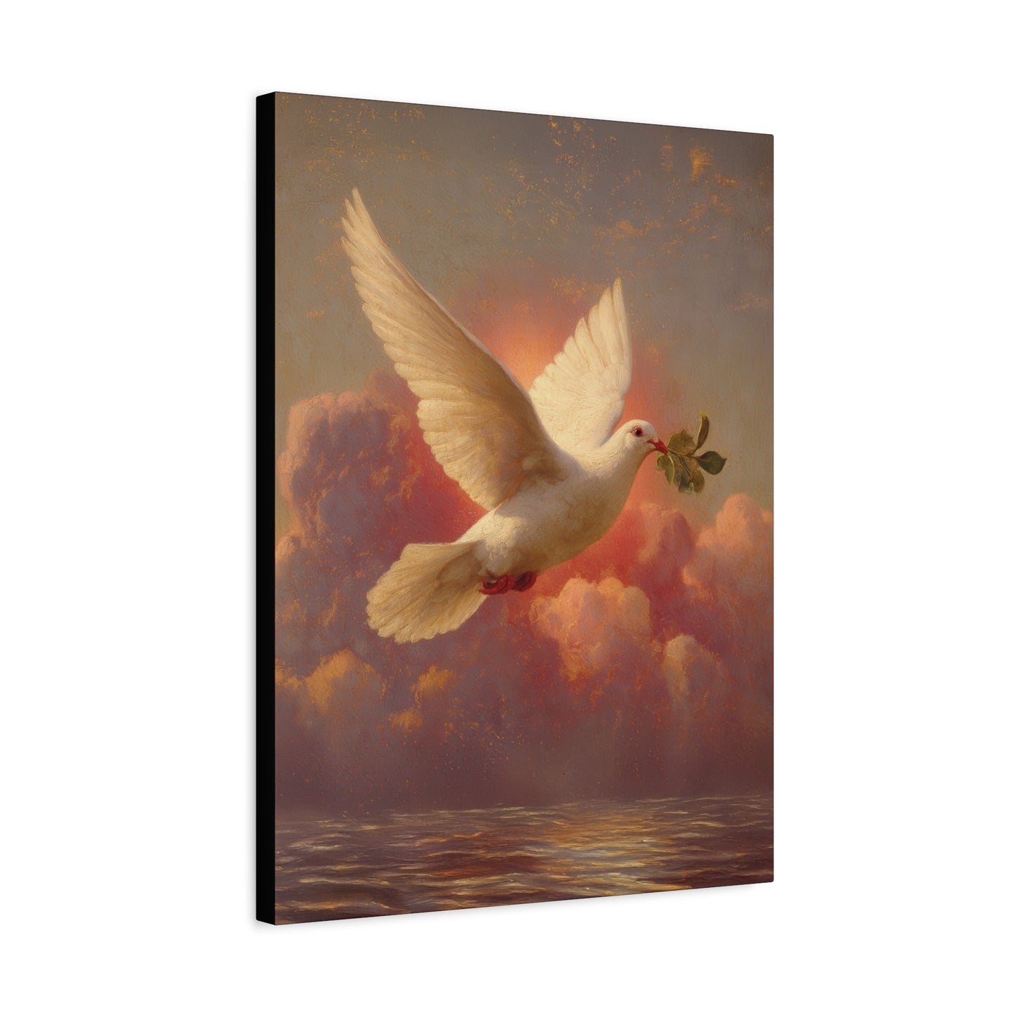 The Spirit Who Restored the Horizon - Holy Spirit - The Dove- Gallery Wrapped Canvas - Print - Religious Art for your Home - Catholic