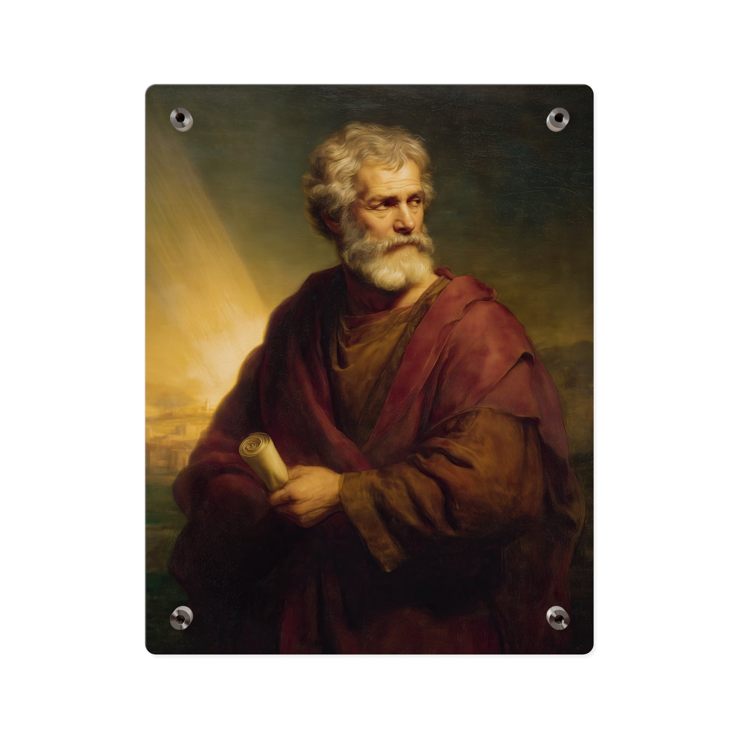 Saint Phillip Acrylic Wall Art Panel - Ready to Hang Acrylic Print - Patron Saint Art - Catholic Saint Art