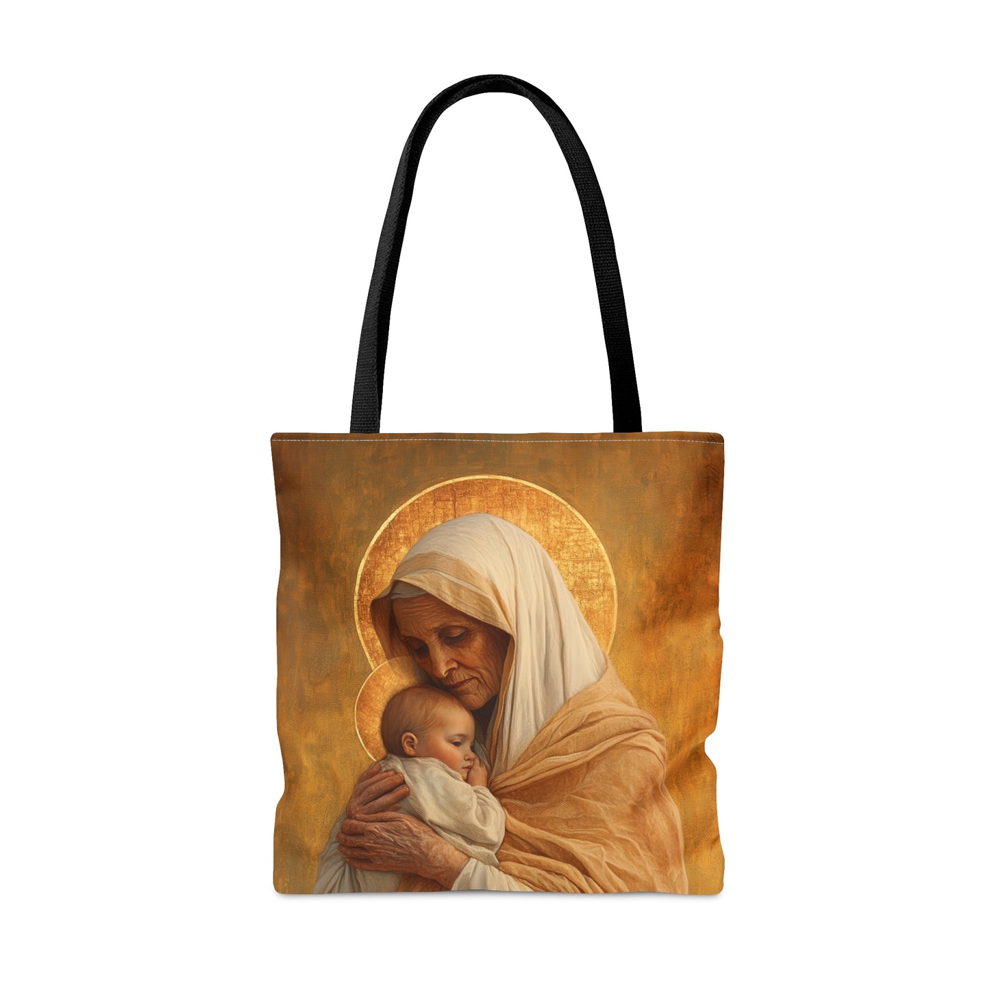 Saint Anna the Prophetess Tote Bag - Large Medium Small Faith Art Bag - Catholic Faith Purse - Religious - Prayer Bag - Devotional Purse