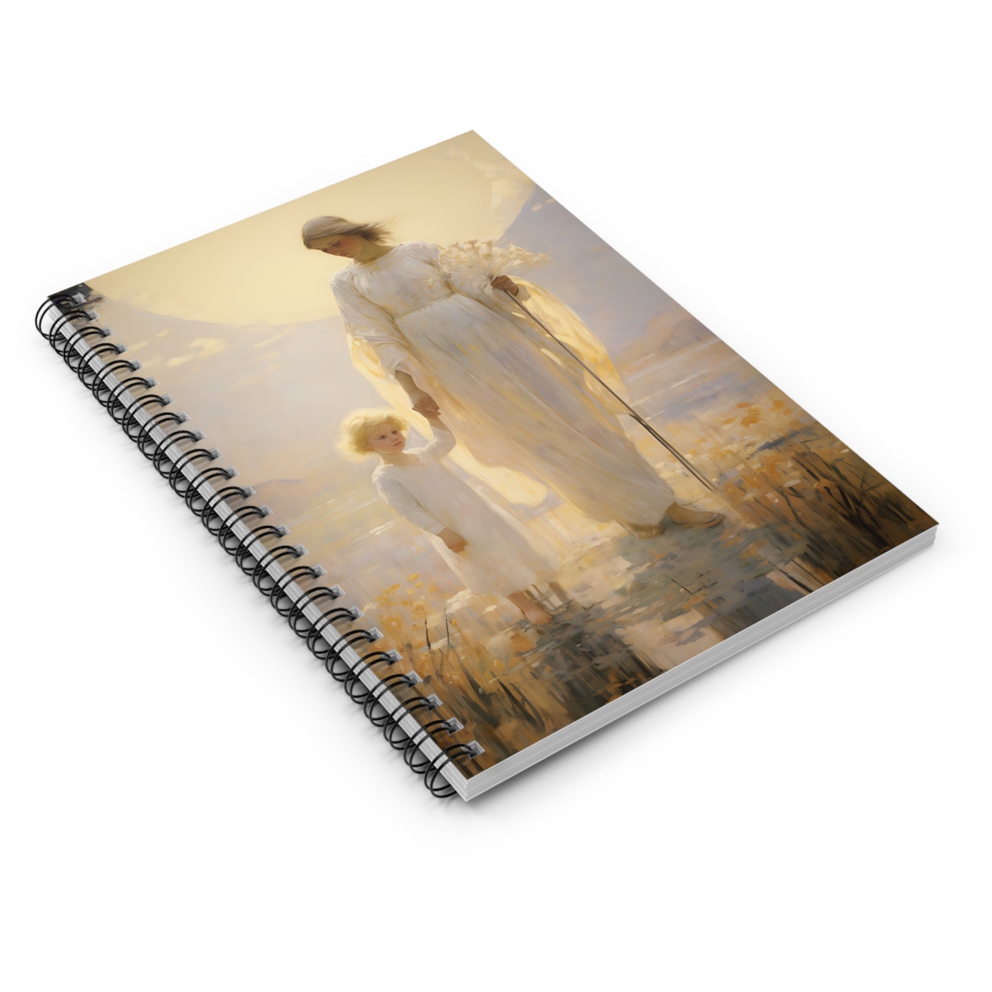 Serenity in Motherhood Mother's Journal - Sanctified Souls Art - Religious Based Notebook - Spiral Notebook - Ruled Line - Mother's Day Gift