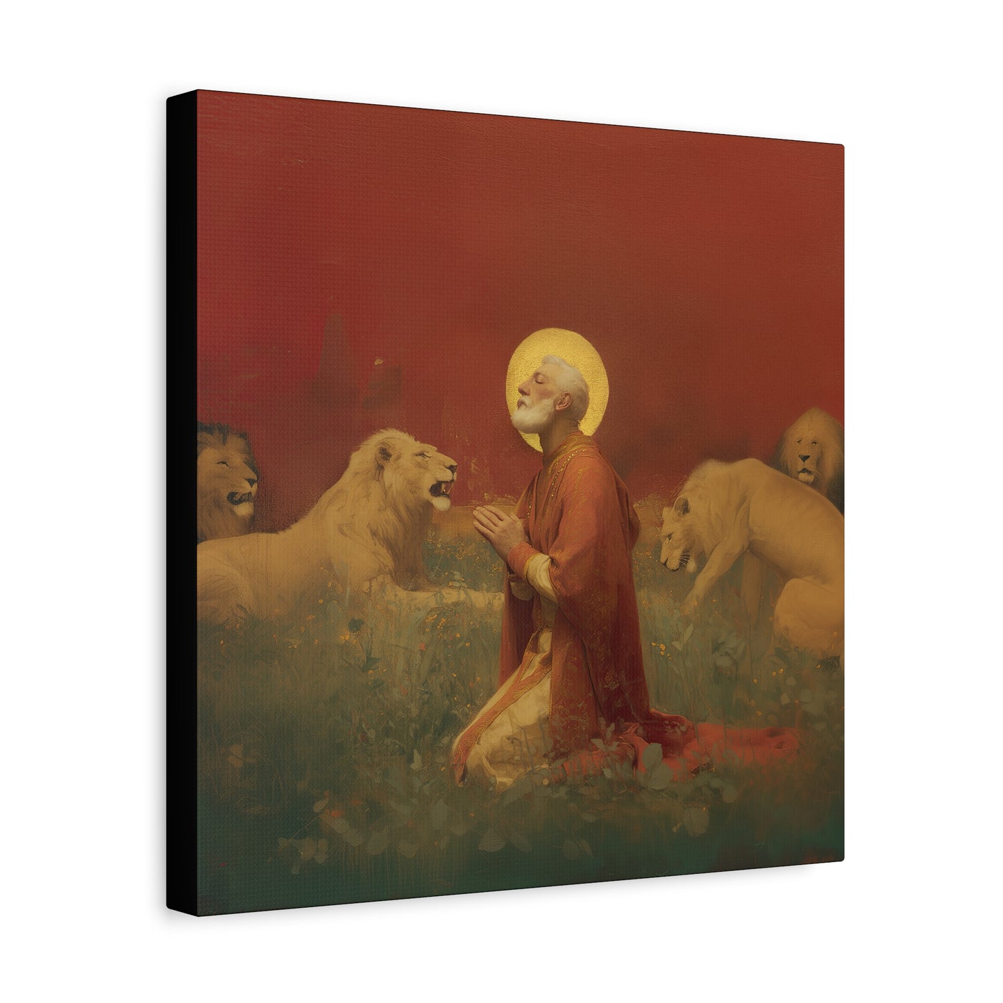 Saint Ignatius of Antioch -  Museum Wrapped Canvas - Sanctified Souls Print - Religious Art for your Home - Catholic Patron Saint Art